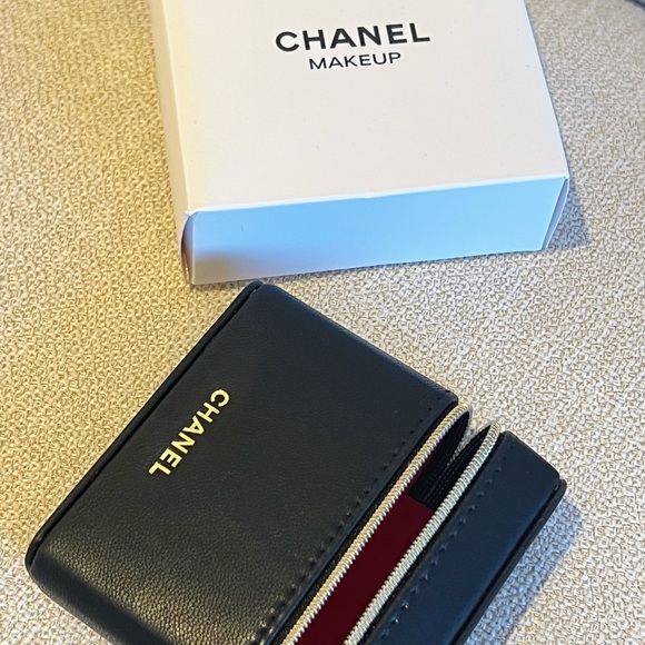 Chanel Leather Lipstick Bag Cosmetic Bag - Picture 4 of 12